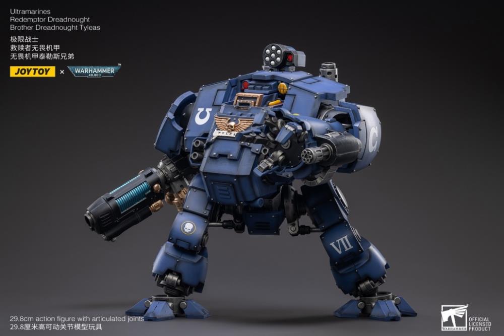 Warhammer 40K Ultramarines Redemptor Dreadnought Brother Tyleas 1/18 Scale Action Figure (Reissue)