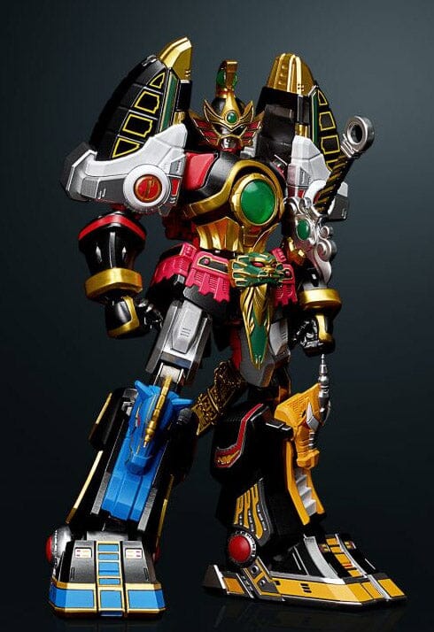 Mighty Morphin Power Rangers Metal Power Thunder Megazord Figure