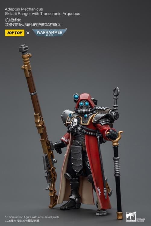 Warhammer 40K Adeptus Mechanicus Skitarrii Ranger with Transuranic Arquebus 1/18 Scale Figure