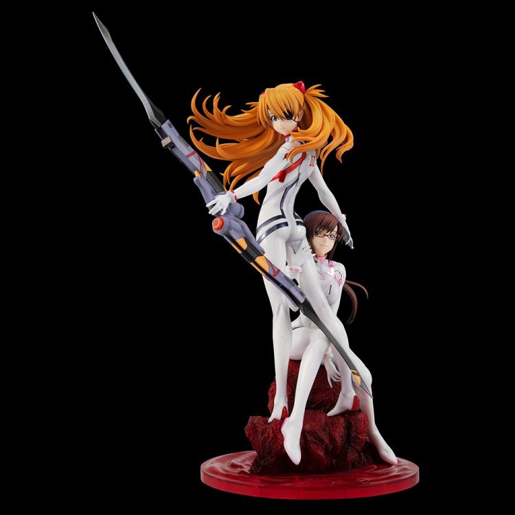 Rebuild of Evengelion Shikinami Asuka Langley & Makinami Mari Illustrious Figure