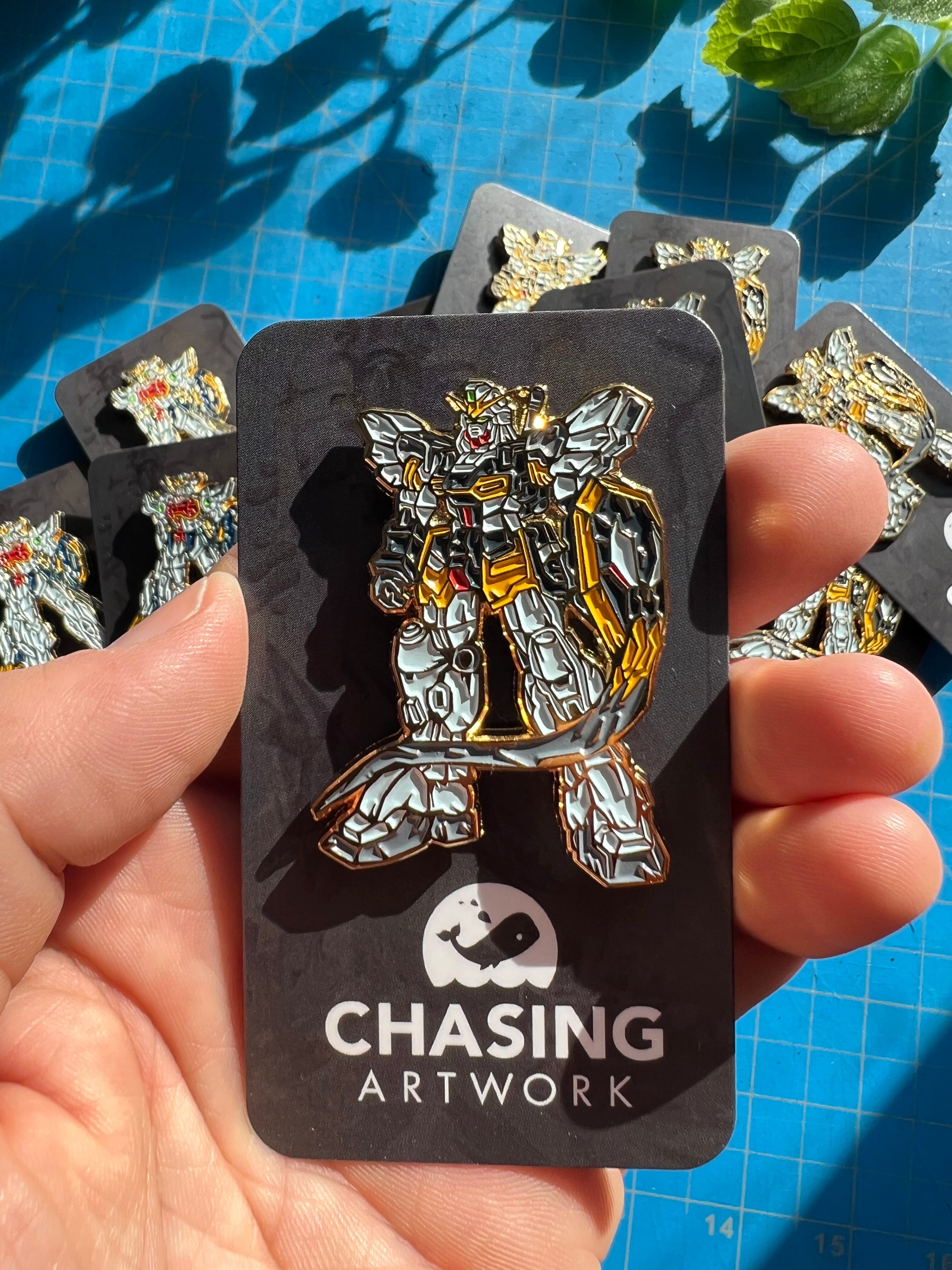 Limited Chasing Artwork Gundam Sandrock Enamel Pin