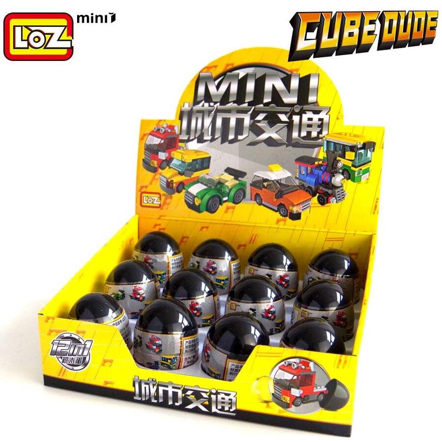 Loz Mini Block Capsule Toys 4009 City Transportation Series (Random)