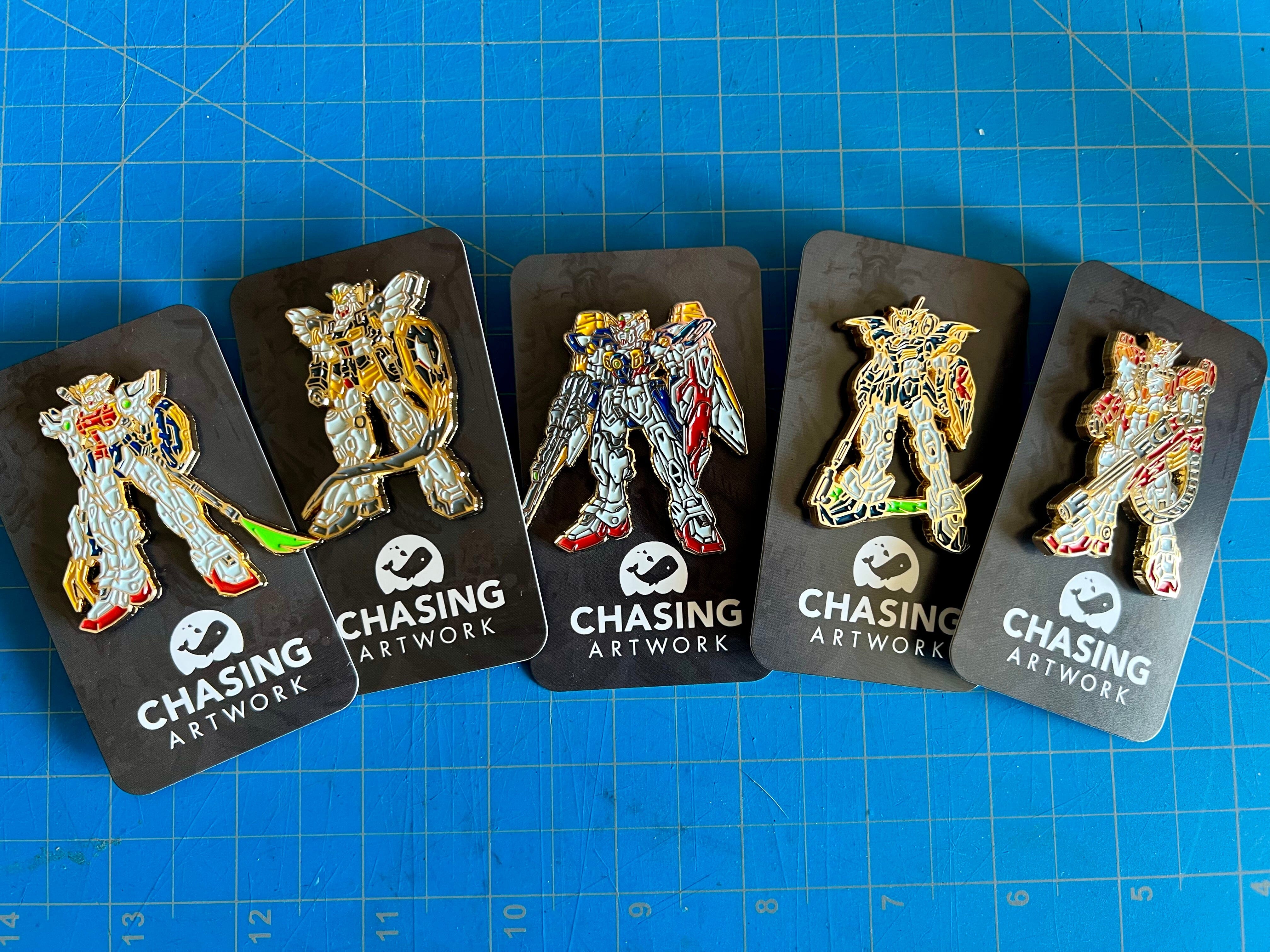 Limited Chasing Artwork Gundam Deathscythe Enamel Pin