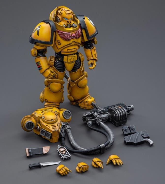 Warhammer 40K Imperial Fists Heavy Intercessors 01 1/18 Scale Figure