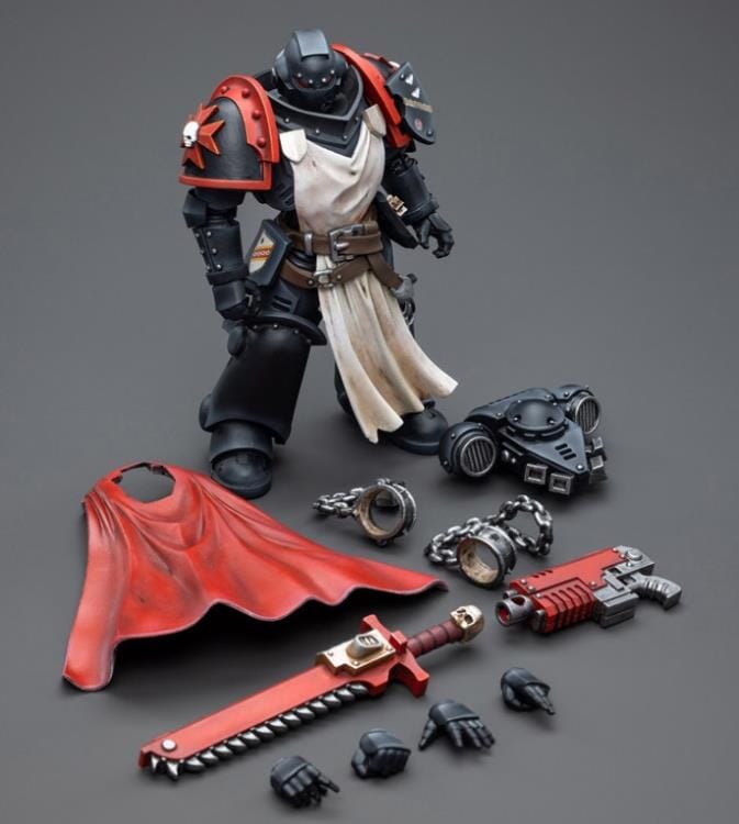 Warhammer 40K Black Templars Primaris Sword Brethren Harmund 1/18 Scale Figure