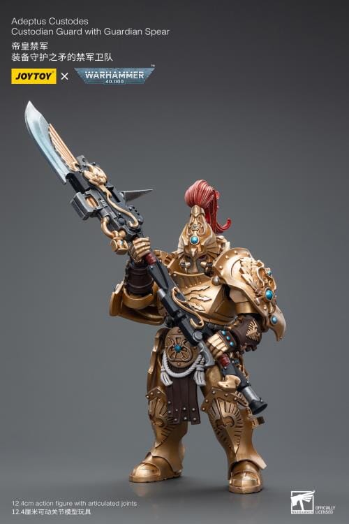 Warhammer 40K Adeptus Custodes Custodian Guard with Guardian Spear 1/18 Scale Figure