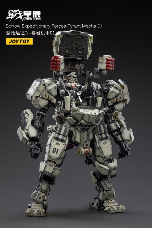 Battle for the Stars Sorrow Expeditionary Forces Tyrant Mecha 01 With Pilot 1/18 Scale Figure Set