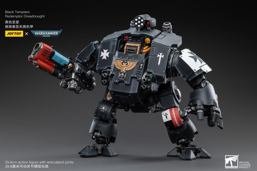 Warhammer 40K Black Templars Redemptor Dreadnought 1/18 Scale Figure