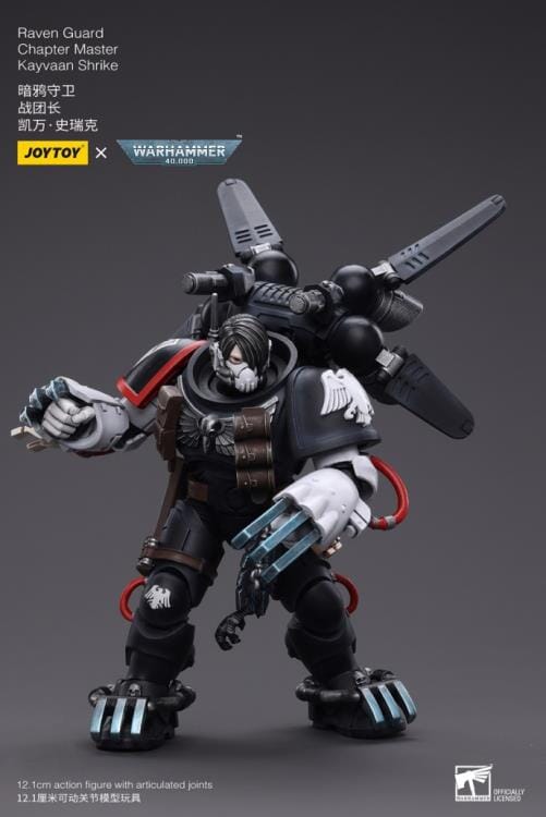 Warhammer 40K Raven Guard Chapter Master Kayvaan Shrike 1/18 Scale Figure