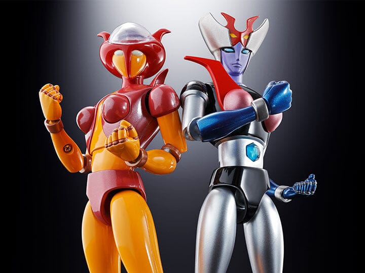 Mazinger Z Soul of Chogokin GX-08R Aphrodai A and GX-09R Minerva X Set