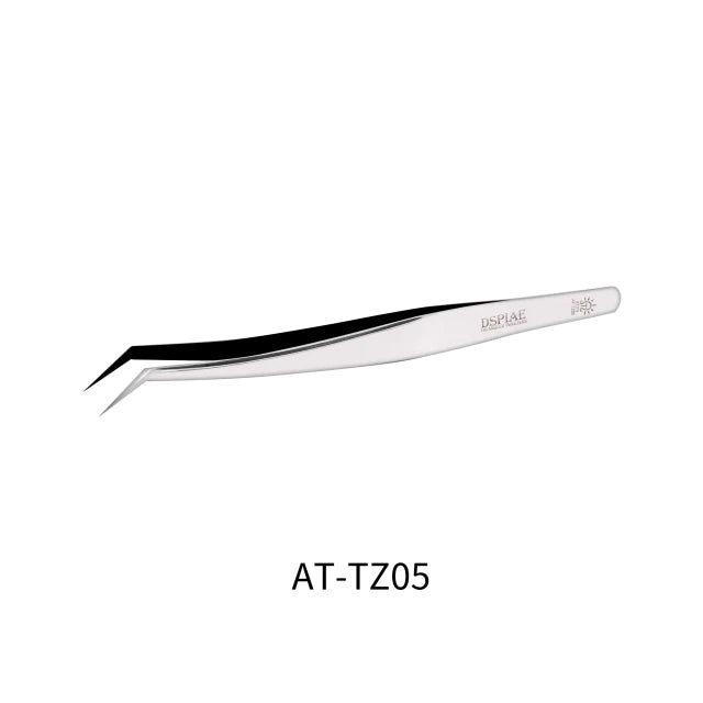 DSPIAE AT-TZ05 Stainless Steel Precision Tweezers (Angled)