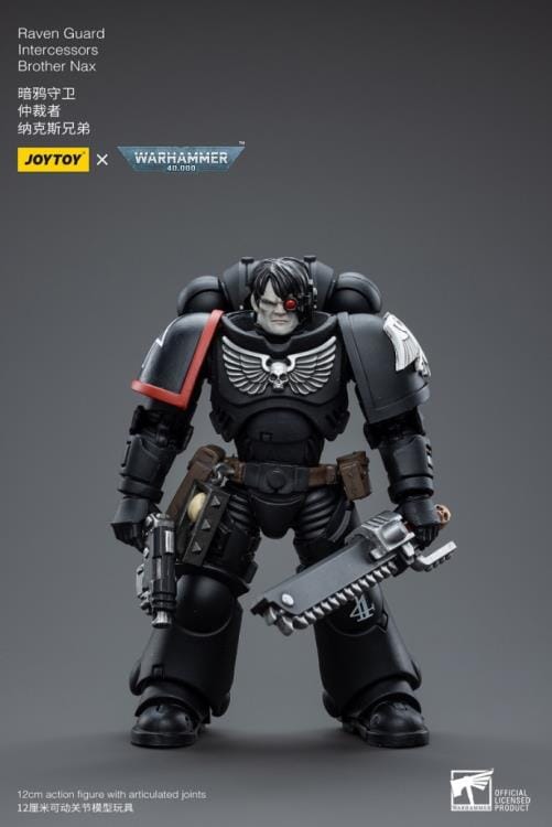 Warhammer 40K Raven Guard Intercessors Brother Nax 1/18 Scale Figure (Reissue)