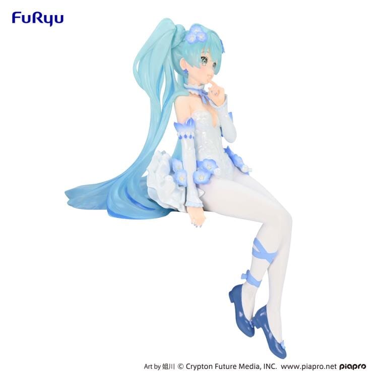 Vocaloid Hatsune Miku (Flower Fairy Nemophila Ver.) Noodle Stopper Figure (Reissue)