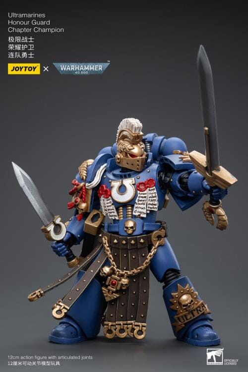 Warhammer 40K Ultramarines Honor Guard Chapter Champion 1/18 Scale Figure