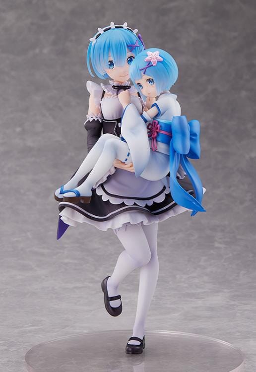 Re Zero Starting Life in Another World Rem & Childhood Rem 1/7 Scale Figure