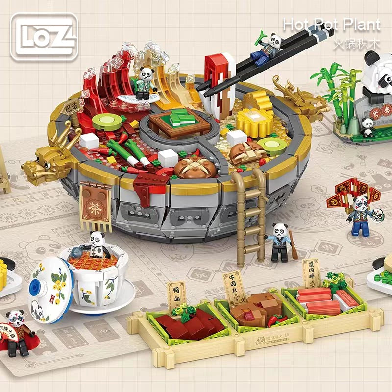 LOZ Creator Series 1072 Sichuan Flavored Hot Pot