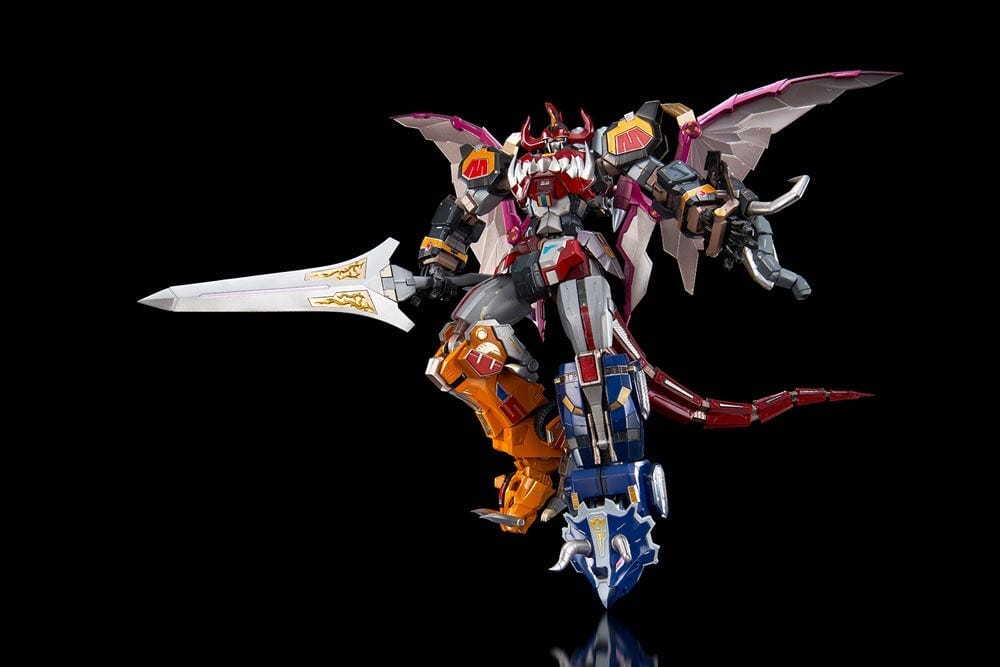 Mighty Morphin Power Rangers Go! Kara Kuri Combine Dino Megazord