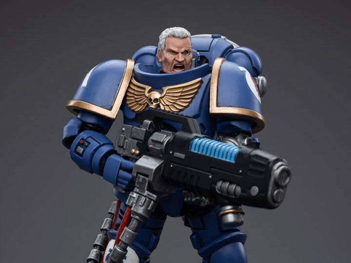 Warhammer 40K Ultramarines Hellblasters Sergeant Ulaxes 1/18 Scale Figure