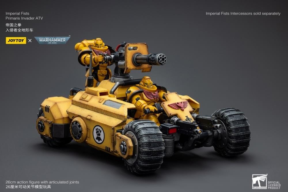 Warhammer 40k Imperial Fists Primaris Invader ATV 1/18 Scale Vehicle