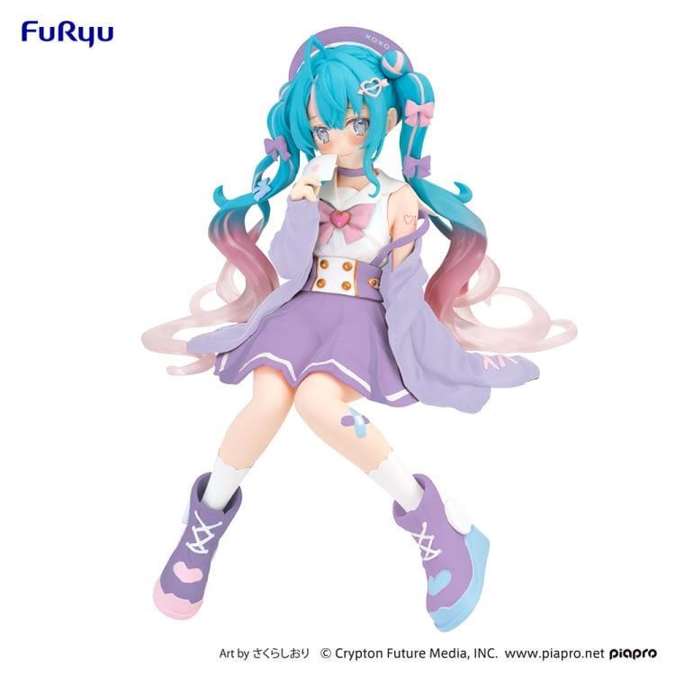 Vocaloid Hatsune Miku (Love Sailor Purple Color Ver.) Noodle Stopper Figure