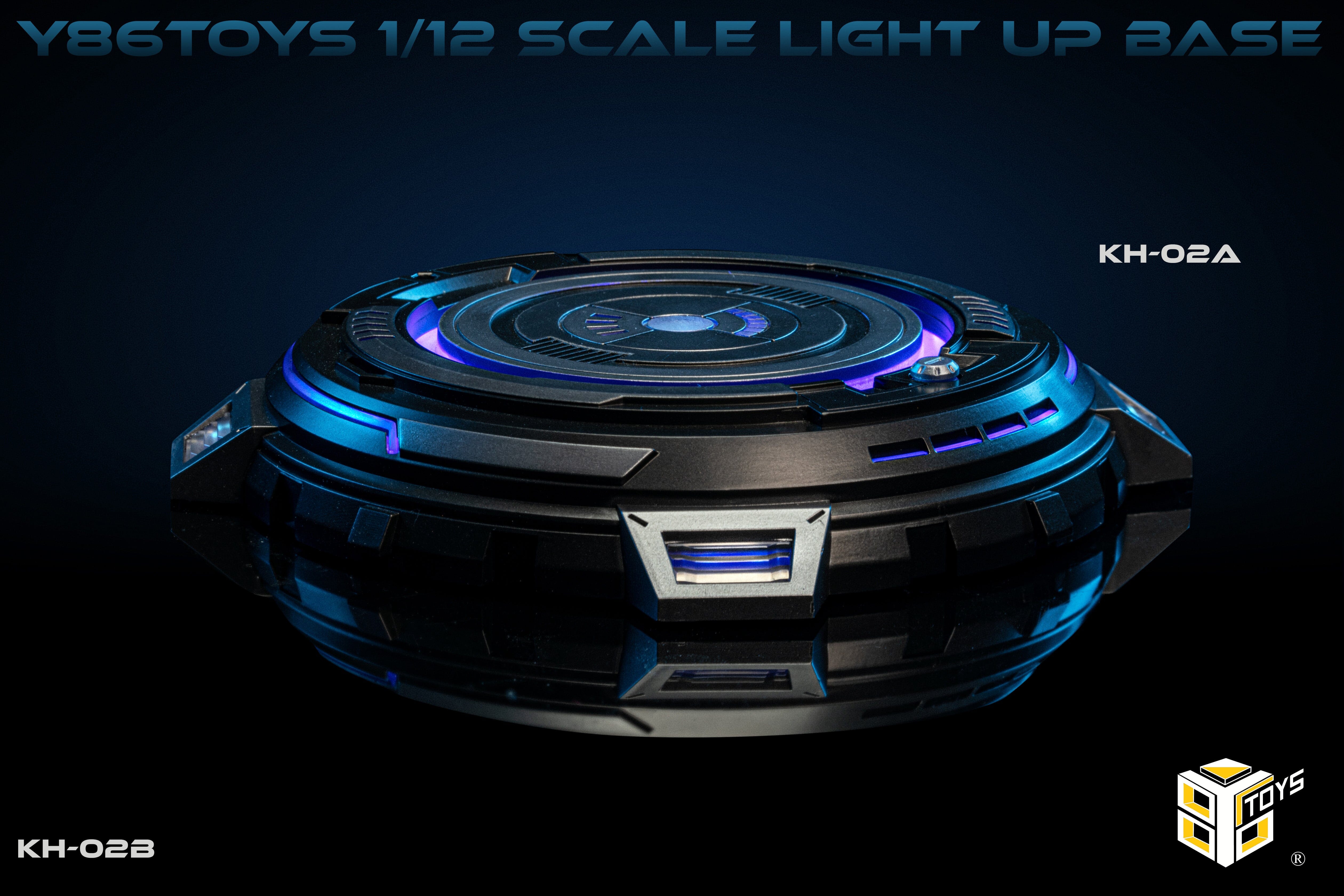 Light-Up 1/12 Scale DX Display Base (Black)