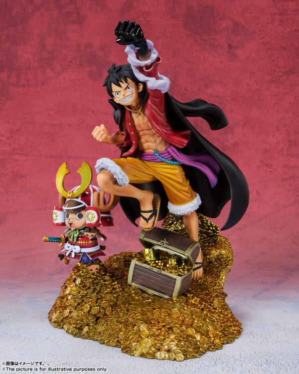 One Piece FiguartsZERO Monkey D. Luffy (WT100 Commemorative: Daikaizoku Hyakkei)