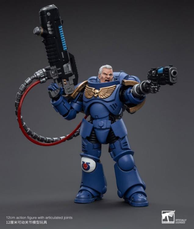 Warhammer 40K Ultramarines Hellblasters Sergeant Ulaxes 1/18 Scale Figure