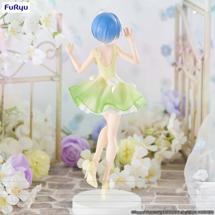 Re Zero Starting Life in Another World Trio-Try-iT Rem (Flower Dress Ver.) Figure