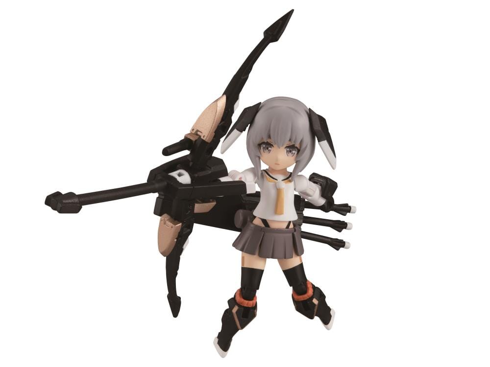 Heavily Armed High School Girls Desktop Army Team 1 Box of 3 Figures