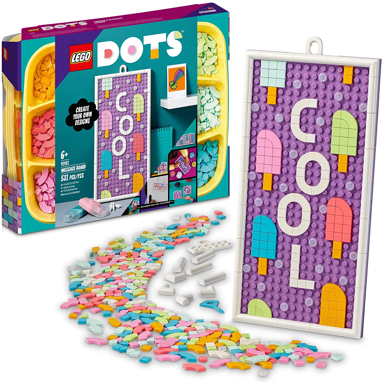 LEGO DOTS Message Board 41951 DIY Craft Decoration Kit