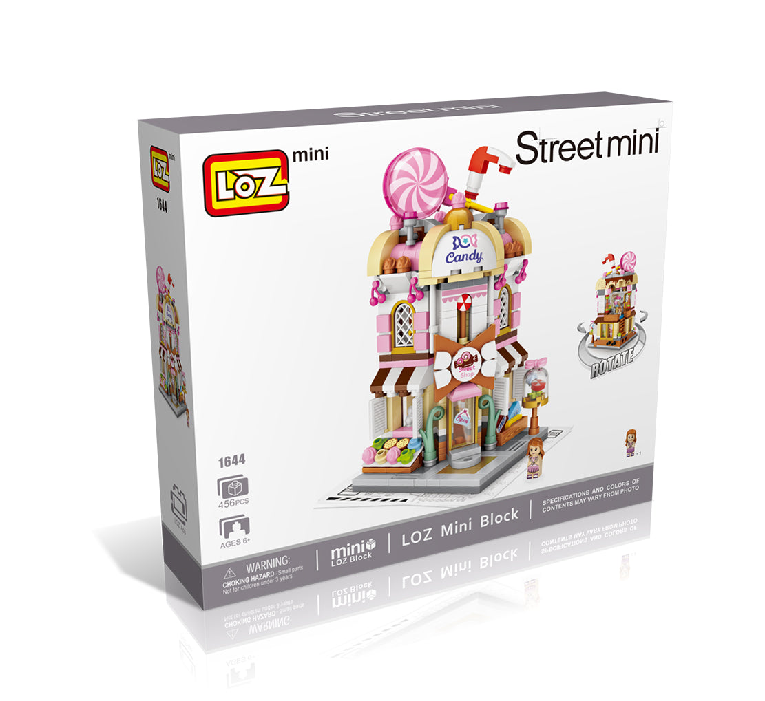 LOZ Mini Street 1644 Candy Shop