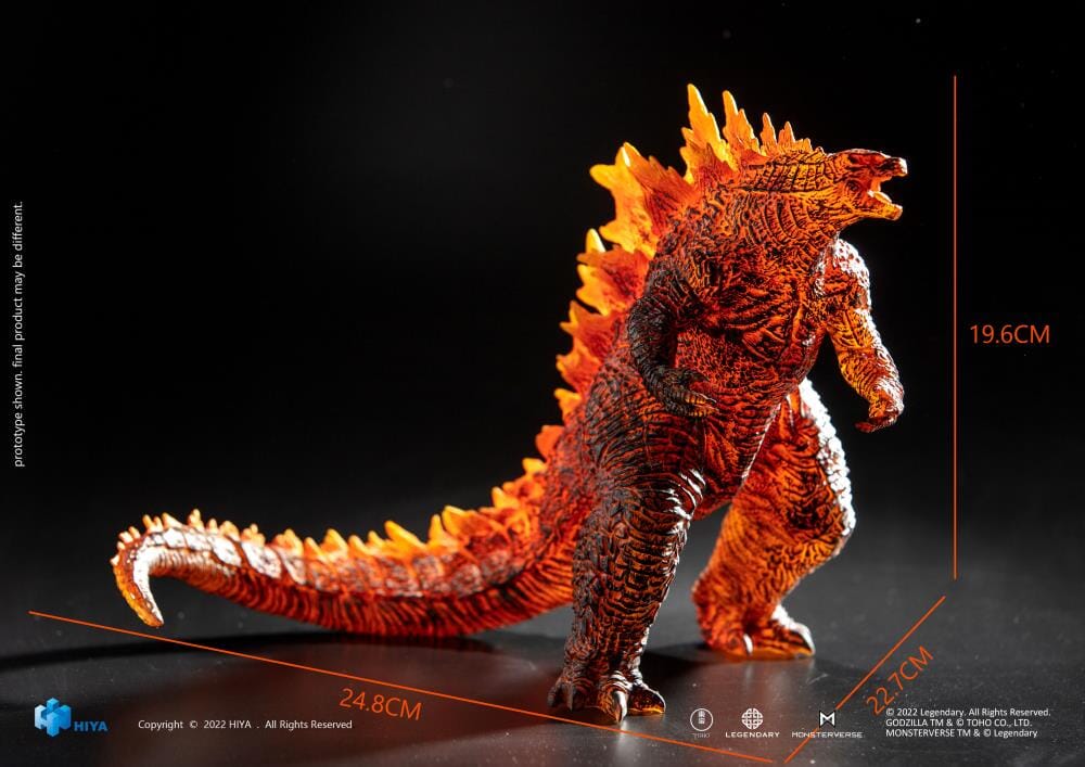 Godzilla King of the Monsters Stylist Series Burning Godzilla Exclusive Figure