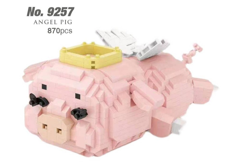 LOZ IDEAS Mini Block 9257 Angel Pig Building Set