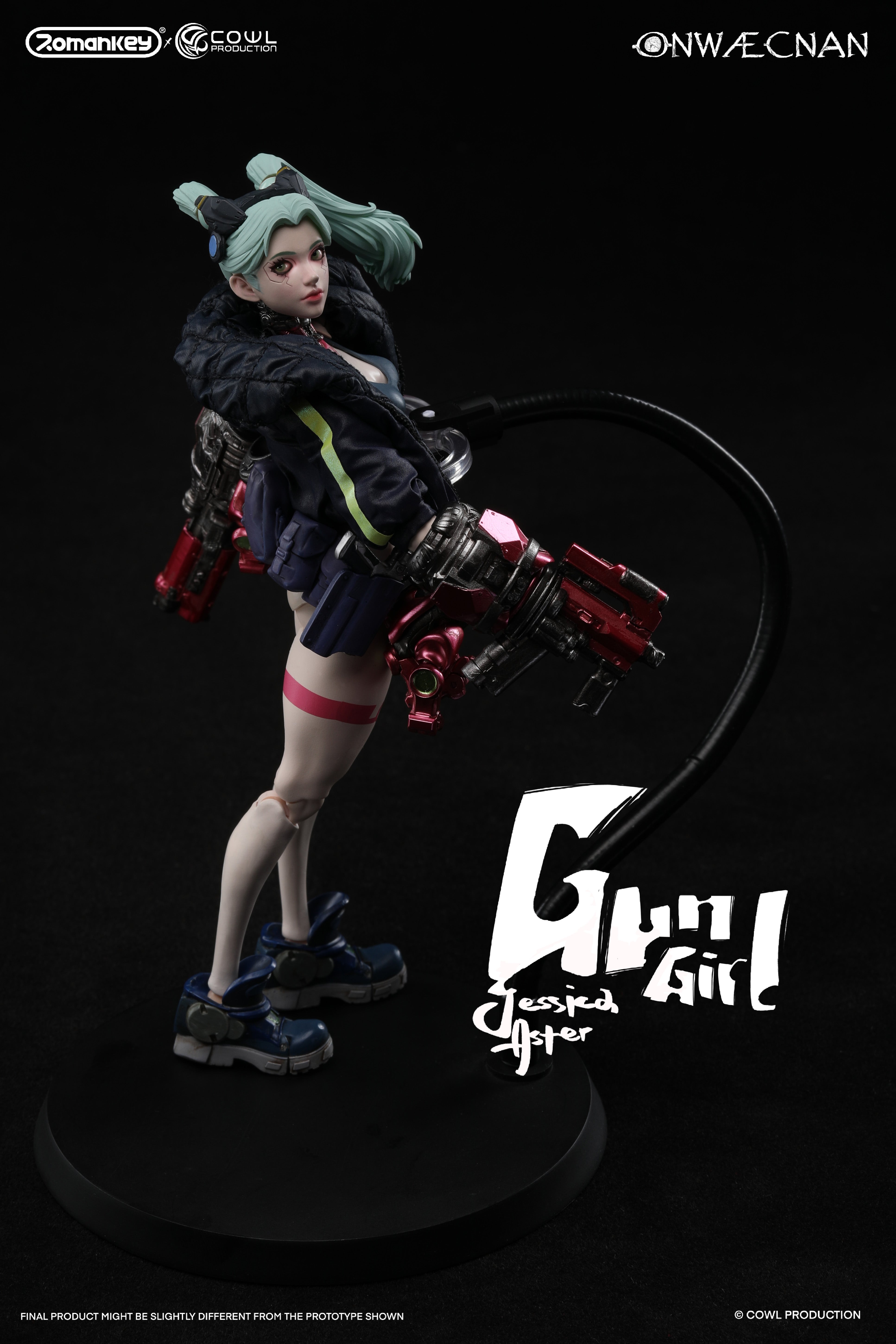 Romankey X Cowl 1/12 Gun Girl Jessica Aster Deluxe Version Action Figure