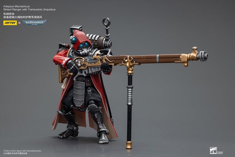 Warhammer 40K Adeptus Mechanicus Skitarrii Ranger with Transuranic Arquebus 1/18 Scale Figure