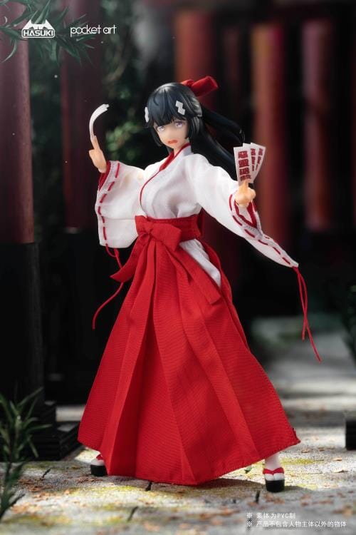 Pocket Art Series Exorcism Shrine Maiden Tsubaki 1/12 Scale Figure