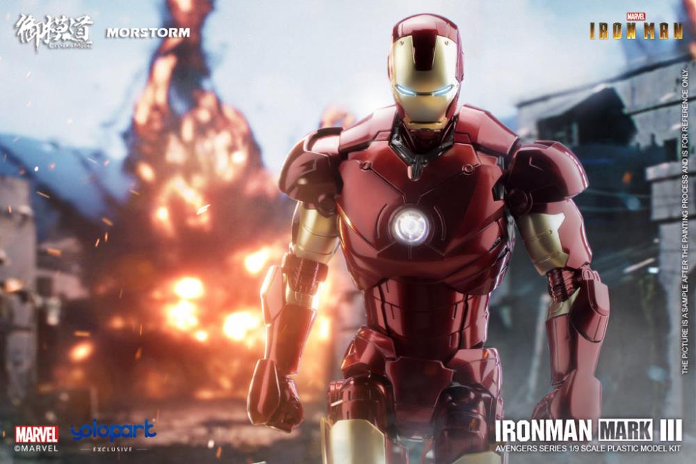 Iron Man Mark III Deluxe 1/9 Scale Model Kit