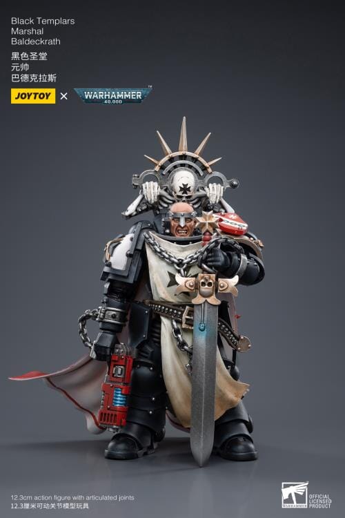 Warhammer 40K Black Templars Marshal Baldeckrath 1/18 Scale Figure