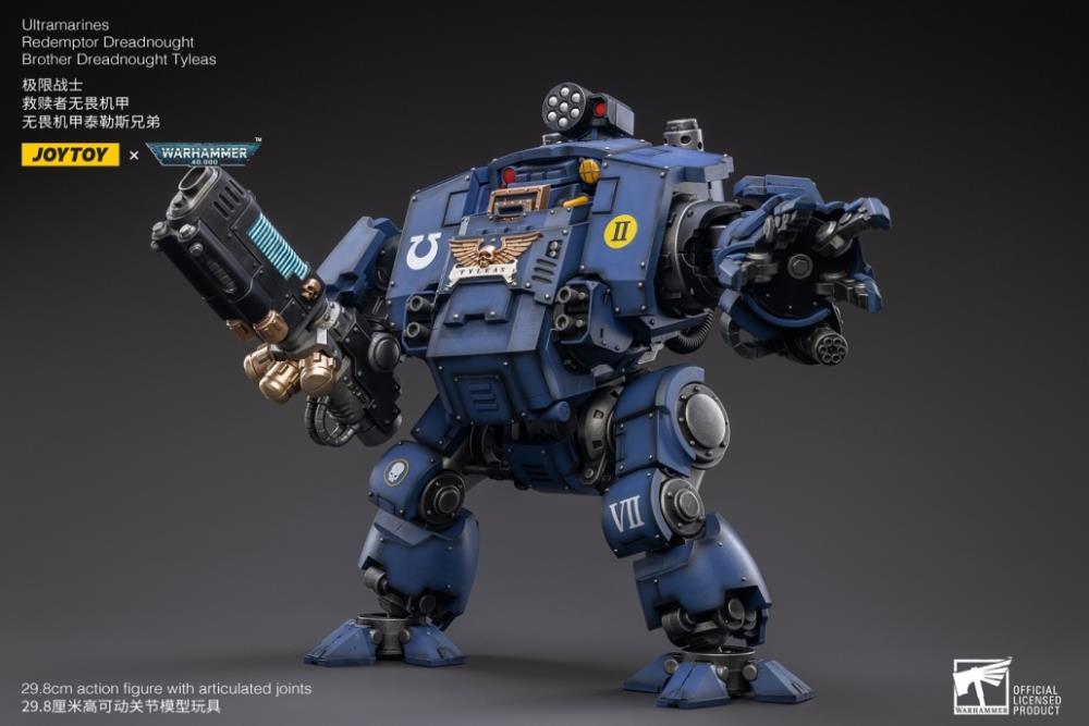 Warhammer 40K Ultramarines Redemptor Dreadnought Brother Tyleas 1/18 Scale Action Figure (Reissue)