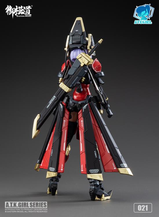 A.T.K. Girl Brocade-Clad Elite Guard (Jinyi Wei JW021 - Red Ver.) 1/12 Scale Model Kit