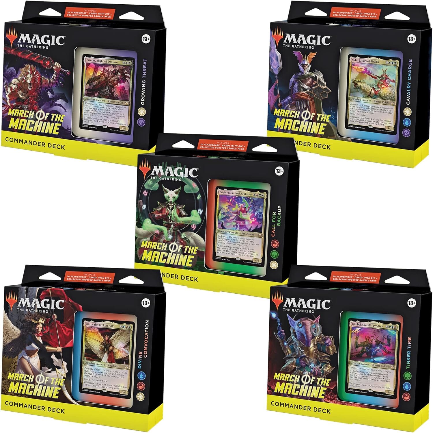 Magic March of the Machine Commander Deck Display (Set of 5)