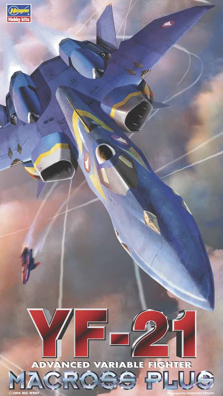 Macross Plus YF-21 Advanced Variable Fighter 1/72 Scale Model Kit