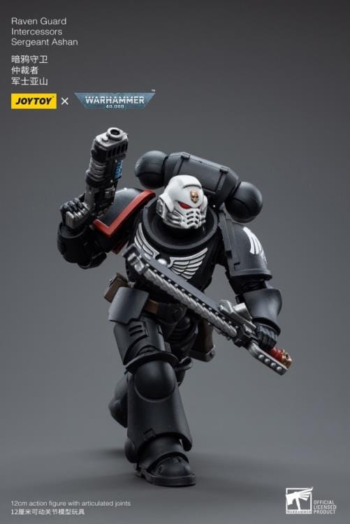 Warhammer 40K Raven Guard Intercessors Sergeant Ashan 1/18 Scale Figure