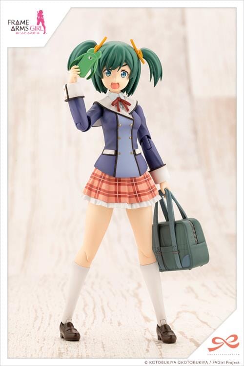 Frame Arms Girl Sousai Shoujo Teien Wakaba Girls' High School Winter Clothes Bukiko Kotobuki 1/10 Scale Model Kit