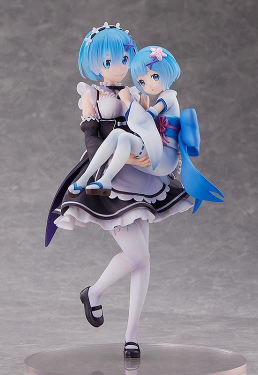 Re Zero Starting Life in Another World Rem & Childhood Rem 1/7 Scale Figure