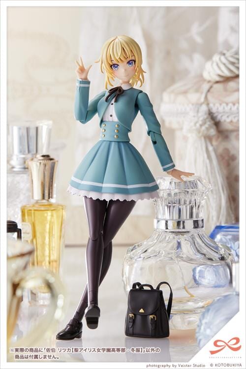 Sousai Shojo Teien St. Iris Girls' High School Winter Clothes Ritsuka Saeki 1/10 Scale Model Kit