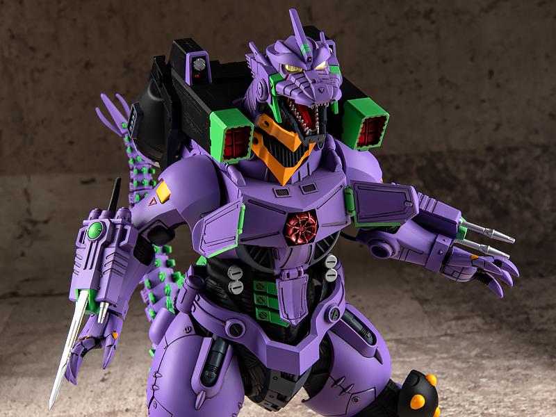 Godzilla vs. Evangelion Mechagodzilla (Type-3 Kiryu EVA Unit-01 Color Ver.) Exclusive Model Kit