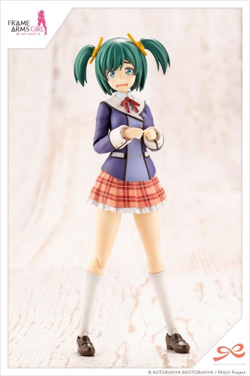 Frame Arms Girl Sousai Shoujo Teien Wakaba Girls' High School Winter Clothes Bukiko Kotobuki 1/10 Scale Model Kit