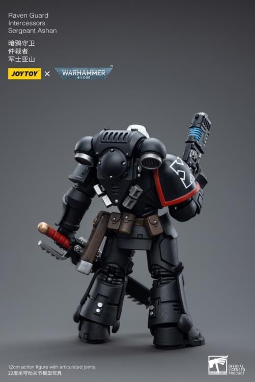 Warhammer 40K Raven Guard Intercessors Sergeant Ashan 1/18 Scale Figure