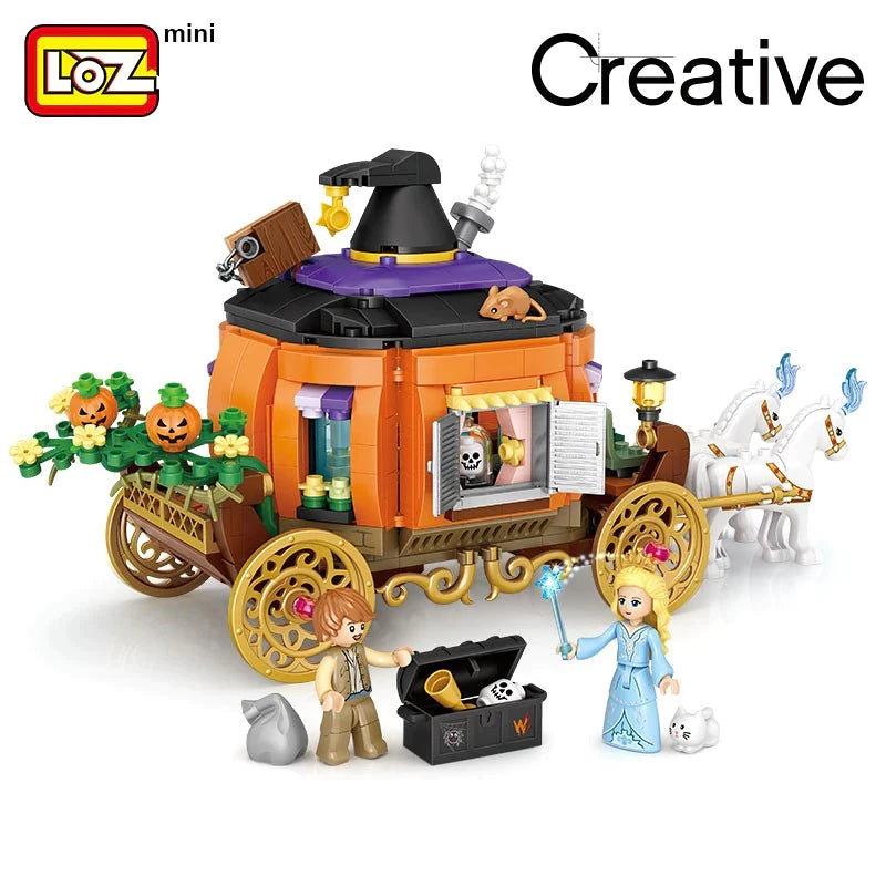 LOZ Creative 1134 Pumpkin Carriage